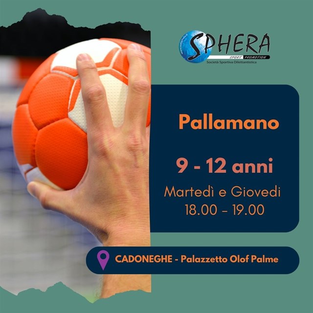 Pallamano dai 9 ai 12 anni