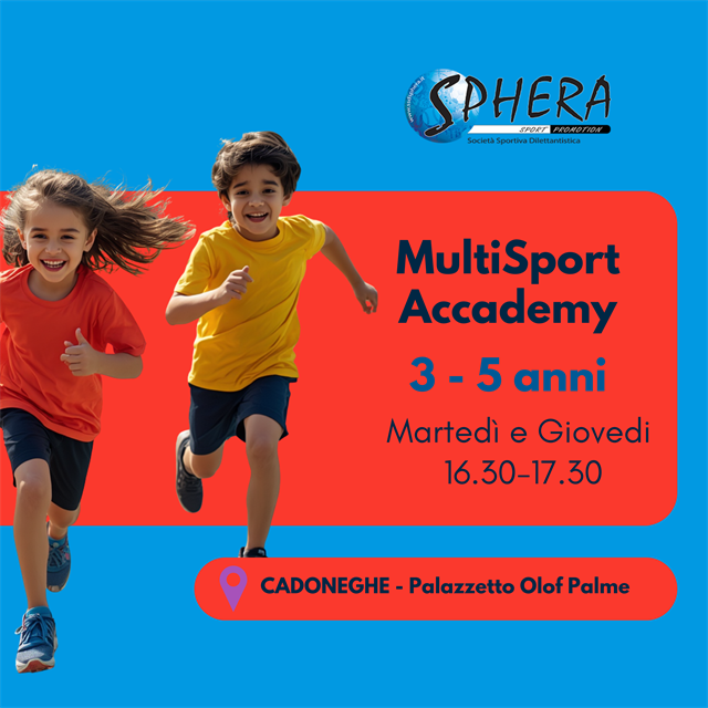 MultiSport Accademy dai 3 ai 5 anni