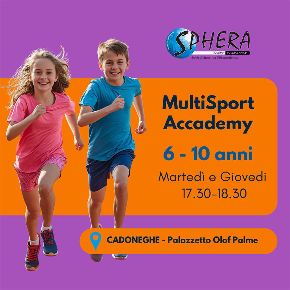MultiSport Accademy dai 6 ai 10 anni