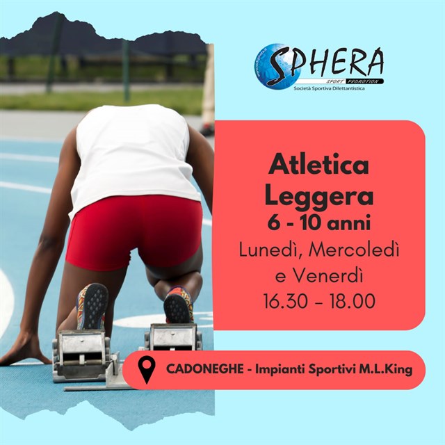 Atletica leggera dai 6 ai 10 anni