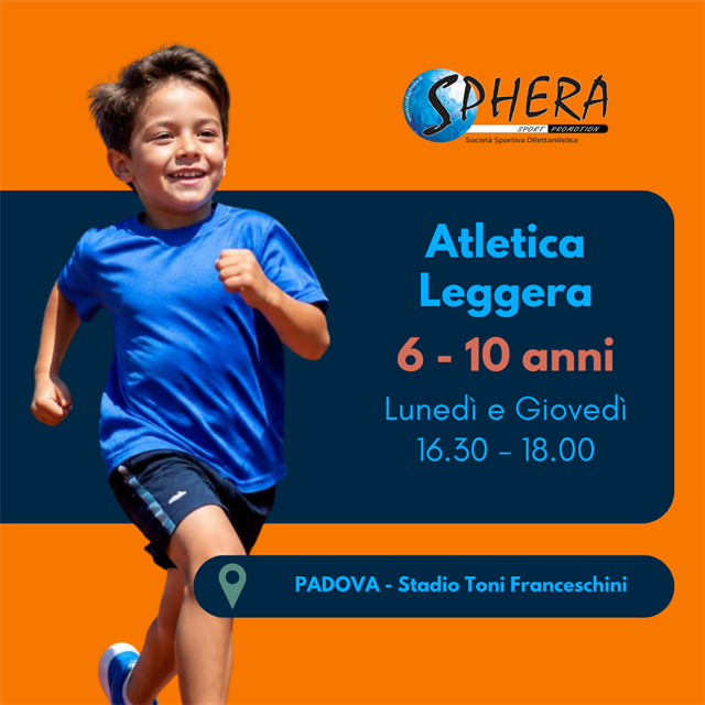Atletica leggera dai 6 ai 10 anni