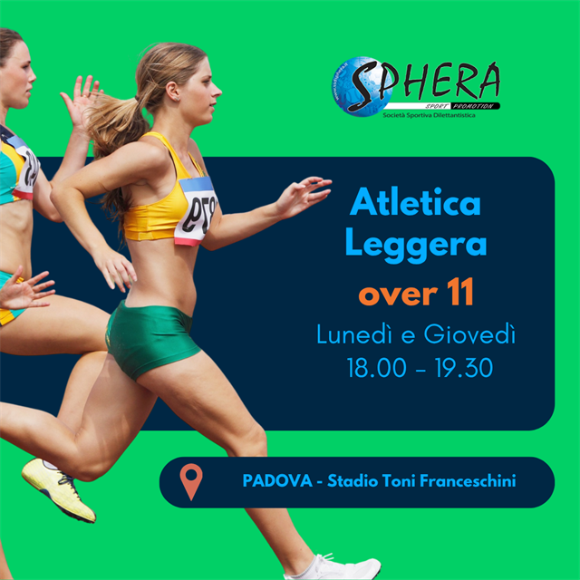 Atletica leggera dagli 11 anni