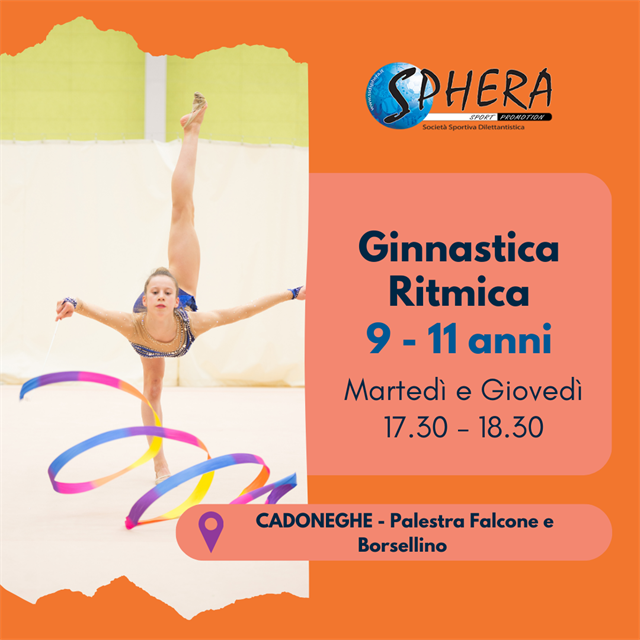Ginnastica Ritmica dai 9 agli 11 anni