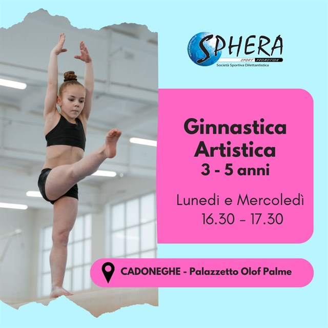 Ginnastica Artistica base dai 3 ai 5 anni